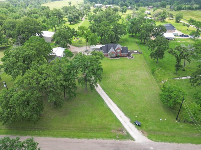 996 Scroggins Ln, Waller, TX 77484 - overview of rural landscape featuring a tree filled landscape