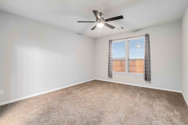15335 Oakheath Colony Ln, Houston, TX 77044 - carpeted spare room with baseboards and ceiling fan