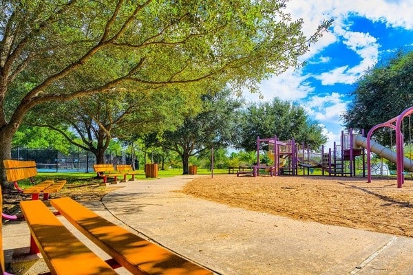 view of communal playground