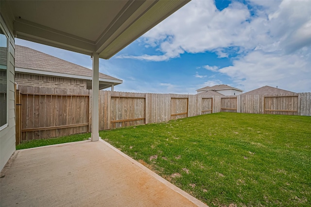 5422 Evergreen Heights Ln, Spring, TX 77373 - view of yard featuring a patio