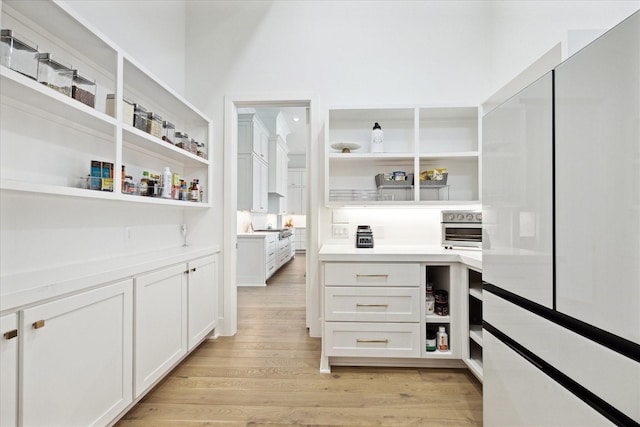 13611 Milan Meadow Ct, Houston, TX 77077 - walk in closet featuring light wood-style flooring