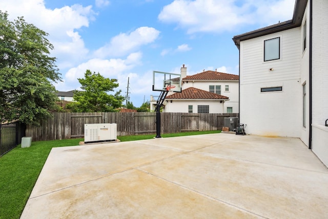 view of sport court