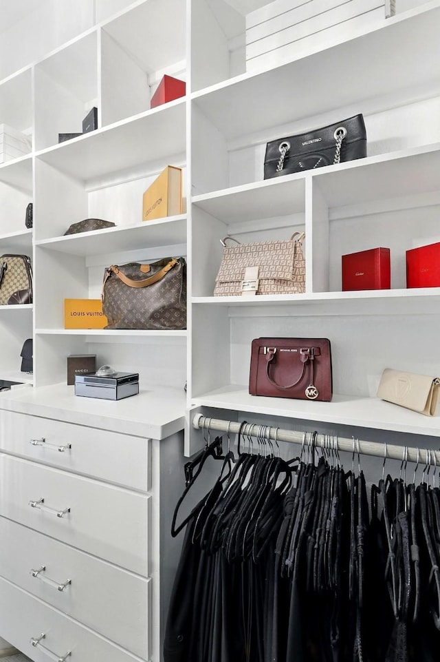 view of closet