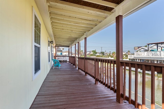 11 Highland Dr, Hitchcock, TX 77563 - view of wooden terrace