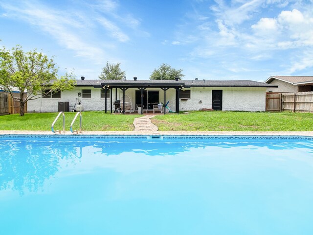 507 Patricia, San Antonio, TX 78216 - view of swimming pool featuring central AC unit