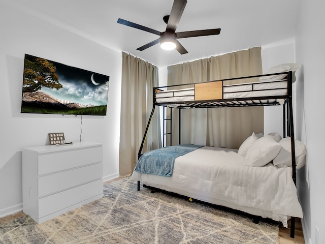 507 Patricia, San Antonio, TX 78216 - bedroom with baseboards and a ceiling fan