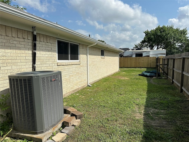402 Boone Ct, Deer Park, TX 77536 - view of yard with central AC unit