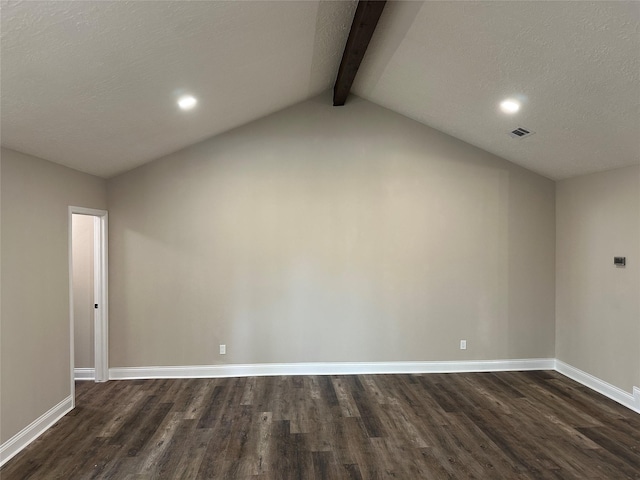 402 Boone Ct, Deer Park, TX 77536 - spare room with dark wood-style flooring, baseboards, and recessed lighting