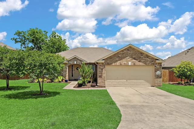 13228 Miller Ln, Willis, TX 77318 - single story home with brick siding, an attached garage, and driveway