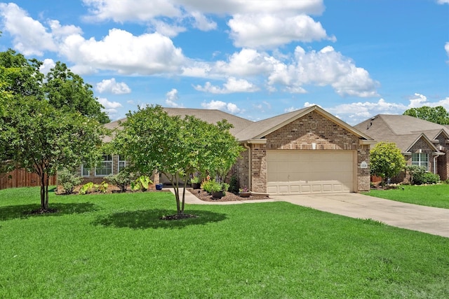 13228 Miller Ln, Willis, TX 77318 - view of front of property featuring brick siding, driveway, and an attached garage