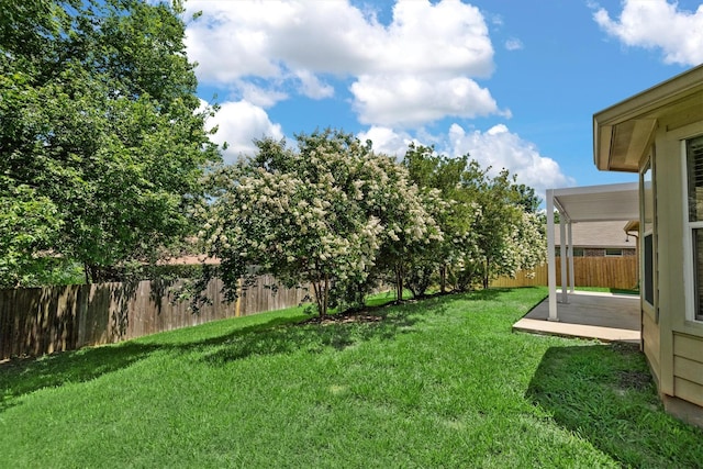 13228 Miller Ln, Willis, TX 77318 - view of yard with a patio area