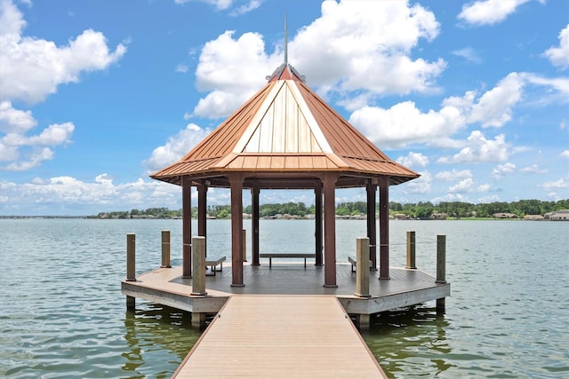 13228 Miller Ln, Willis, TX 77318 - dock featuring a water view
