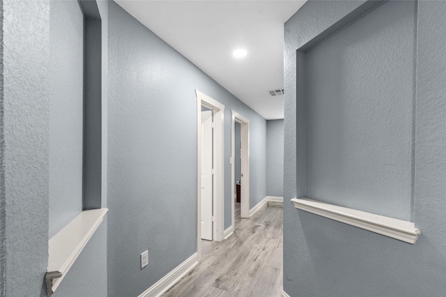 3853 Rosedale St, Houston, TX 77004 - hall with wood finished floors and recessed lighting