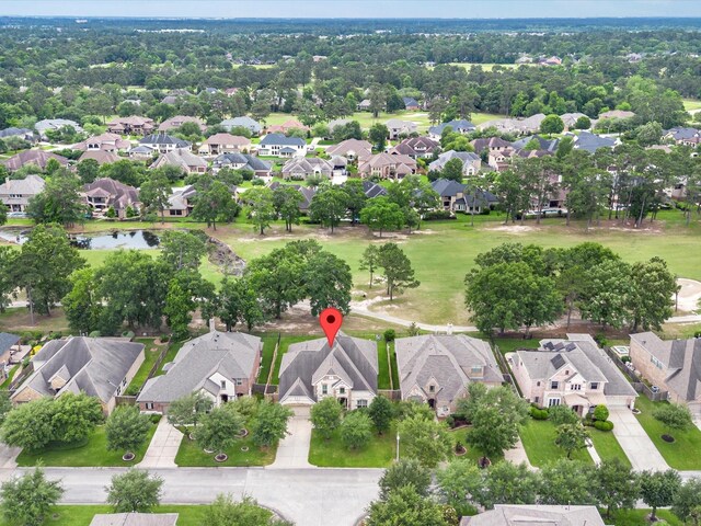 20722 Lavone Dr, Porter, TX 77365 - aerial view of residential area featuring a nearby body of water