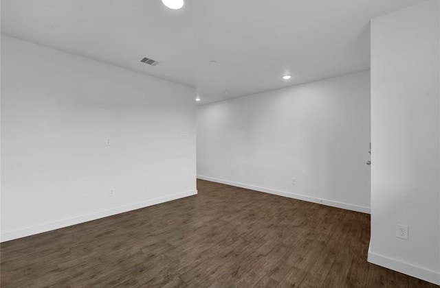 12603 Telge Rd Unit 11E-F, Cypress, TX 77429 - spare room featuring recessed lighting and dark wood-type flooring