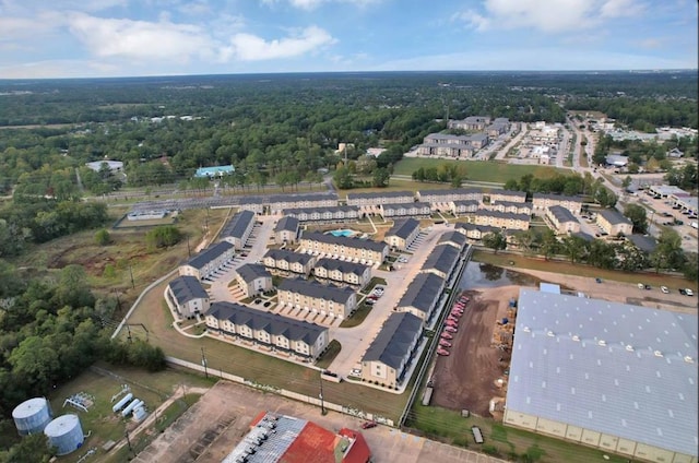 12603 Telge Rd Unit 11E-F, Cypress, TX 77429 - aerial view of property's location with a heavily wooded area