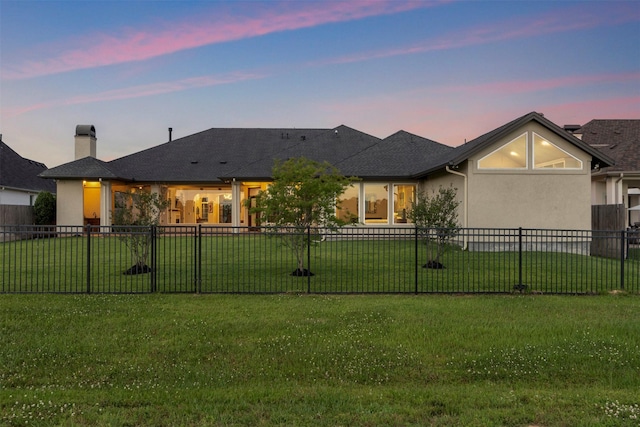 23306 Vista De Tres Lagos Dr, Spring, TX 77389 - view of front of home with stucco siding and a chimney