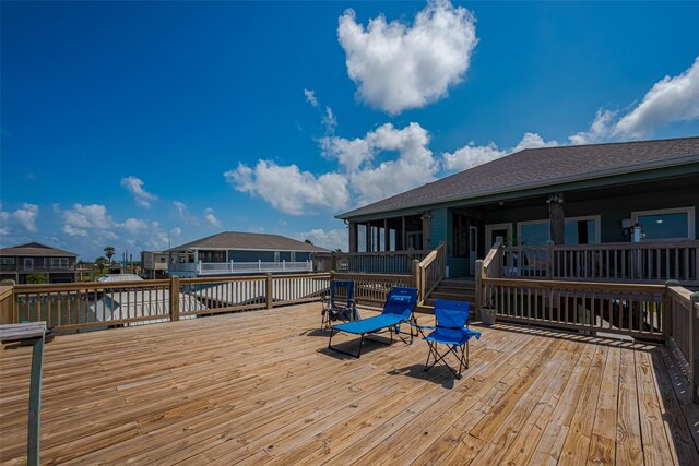 view of deck