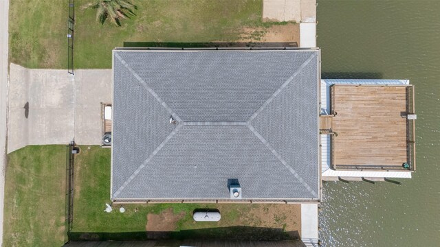 view from above of property