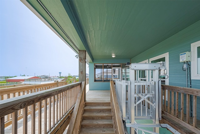 view of deck