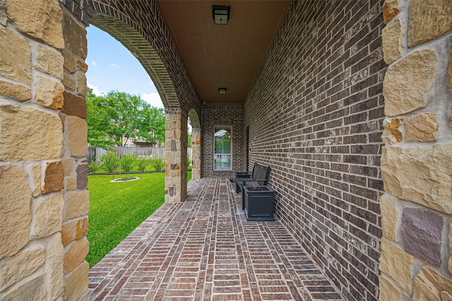 view of patio