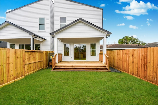 431 Neyland St, Houston, TX 77022 - back of house with a fenced backyard