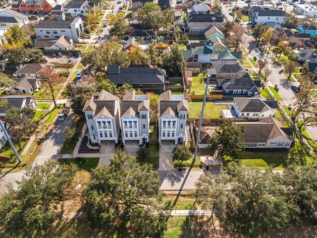 aerial perspective of suburban area