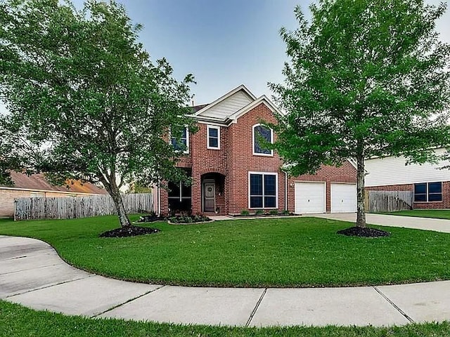 15538 Pine Valley Trl, Cypress, TX 77433 - view of front of home with brick siding and driveway