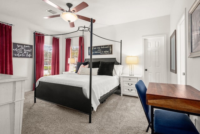 3233 Greenhead St, Katy, TX 77493 - carpeted bedroom with a ceiling fan