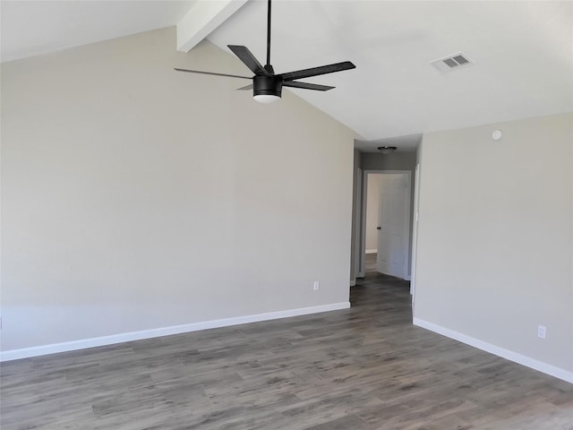 3534 Churchill Gardens Ln, Houston, TX 77066 - unfurnished room featuring baseboards, ceiling fan, and wood finished floors