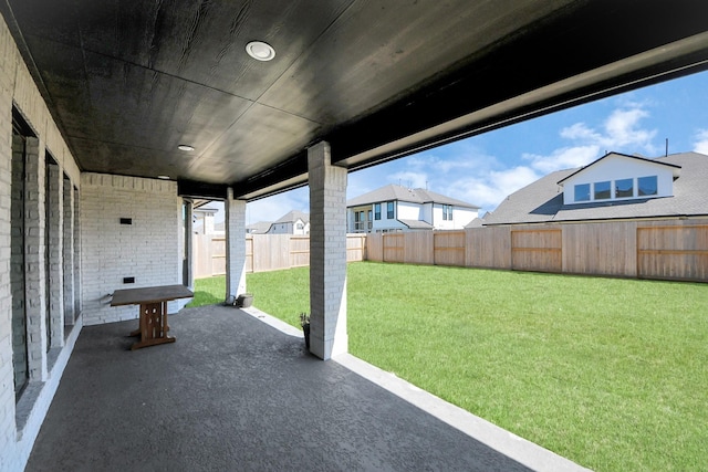 view of patio