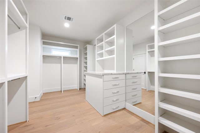 966 Lamonte Ln, Houston, TX 77018 - spacious closet with light wood-style floors
