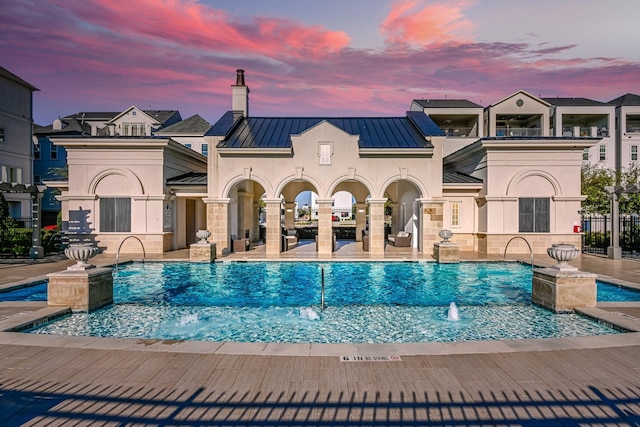 3622 Lannister Ln, Houston, TX 77055 - community pool with a patio