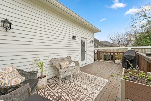 1014 Kern St, Houston, TX 77009 - deck with grilling area