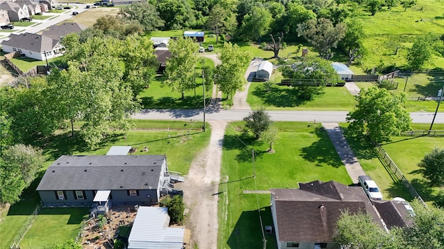 15402 Maple St, Santa Fe, TX 77517 - aerial view of property and surrounding area with nearby suburban area
