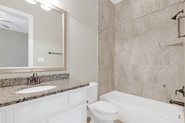 28116 Chuckwagon Trl, Magnolia, TX 77355 - full bath featuring toilet, vanity, and  shower combination