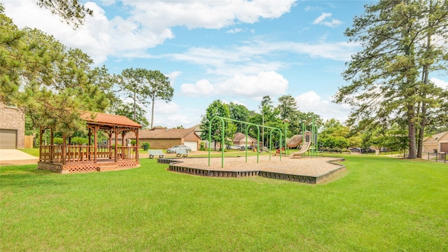 9024 Zapata Way, Willis, TX 77378 - view of grassy yard featuring a gazebo