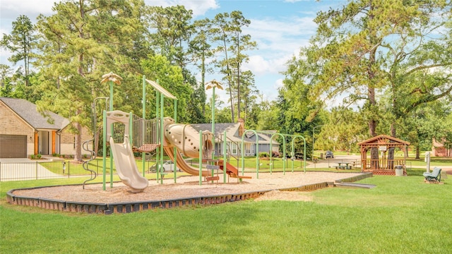 9024 Zapata Way, Willis, TX 77378 - community playground with a yard and a gazebo