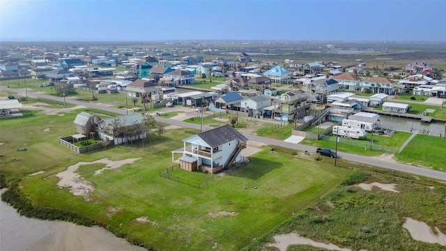 aerial perspective of suburban area