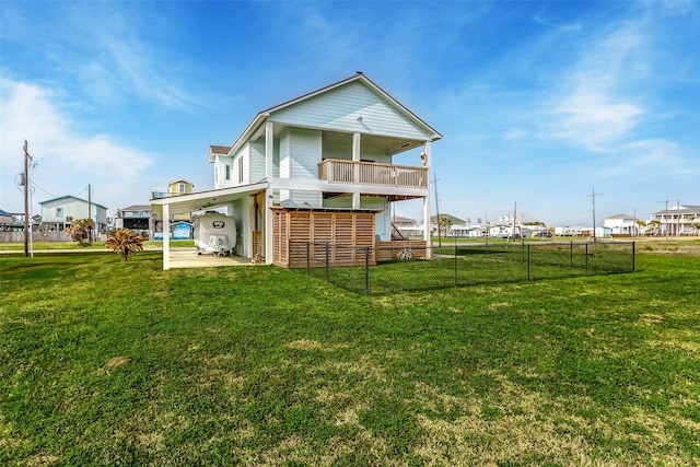 view of back of property