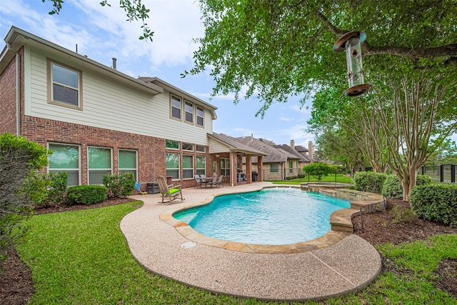 12607 Cove Landing Dr, Cypress, TX 77433 - view of swimming pool featuring a patio area