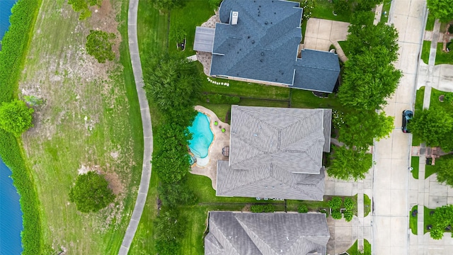 12607 Cove Landing Dr, Cypress, TX 77433 - bird's eye view of a pool