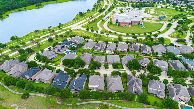 12607 Cove Landing Dr, Cypress, TX 77433 - aerial overview of property's location with nearby suburban area and a nearby body of water