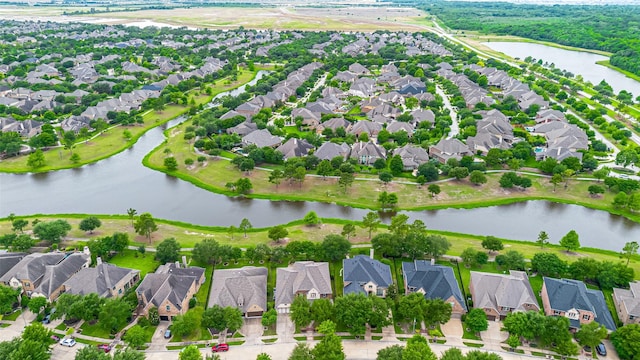 12607 Cove Landing Dr, Cypress, TX 77433 - aerial view of residential area featuring a large body of water