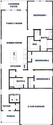 1346 Heather Rosewood Ln, Conroe, TX 77301 - home floor plan