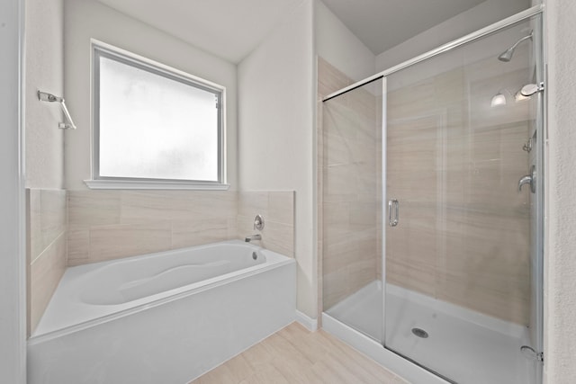 15423 Hopkins Cedar Dr, Humble, TX 77346 - full bath with a stall shower and a bath
