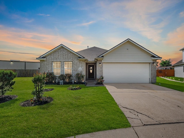 20118 Lakespire Dr, Katy, TX 77449 - ranch-style home with brick siding, an attached garage, and driveway