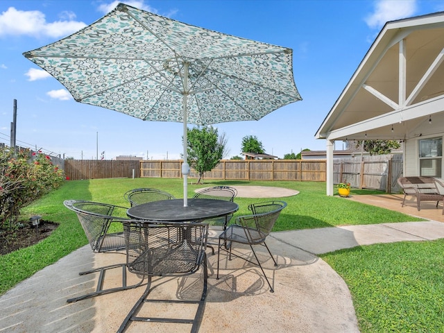 20118 Lakespire Dr, Katy, TX 77449 - view of patio with outdoor dining area