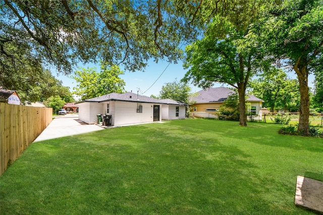 back of property with a patio area