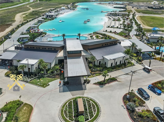 2510 Ocean Key Dr, Texas City, TX 77568 - drone / aerial view of a pool area
